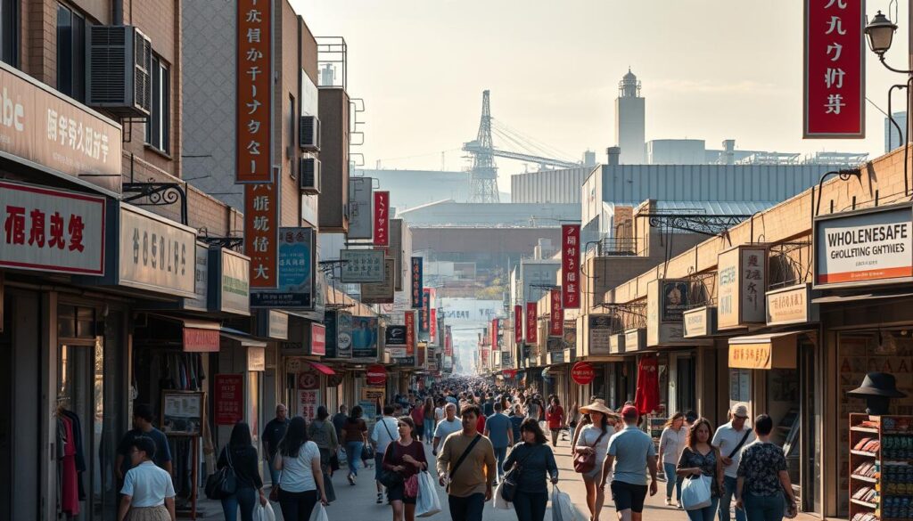 маршрут район магазинов